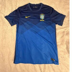 Authentic Nike - Brazil Men's Soccer Dri-FIT Jersey - Large